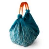 Baumwolltasche Furoshiki Tsuru, Blau, 100 Cm 1 Baumwolltasche Furoshiki Tsuru, Blau, 100 Cm -Japanisches Geschirr Store baumwolltasche furoshiki tsuru blau 100 cm