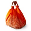 Baumwolltasche Furoshiki Tsuru, Orange, 100 Cm -Japanisches Geschirr Store baumwolltasche furoshiki tsuru orange 100 cm