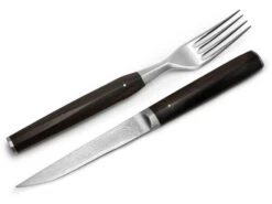 Besteck-Set WAKISASHI, Damastmesser Mit Gabel 27 Besteck-Set WAKISASHI, Damastmesser Mit Gabel -Japanisches Geschirr Store besteck set wakisashi damastmesser mit gabel 1