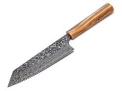 Damastmesser Bunka 170 SG2, 63 Lagen, Olive -Japanisches Geschirr Store damastmesser bunka 170 sg2 63 lagen olive 1