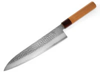 Damastmesser Gyuto 240, VG-10, Hammerschlag