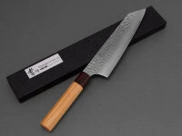 Damastmesser Kengata Gyuto 190, VG-10, Hammerschlag 11 Damastmesser Kengata Gyuto 190, VG-10, Hammerschlag – Bild 9