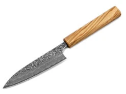 Damastmesser Petty 120 SG2, 63 Lagen, Olive -Japanisches Geschirr Store damastmesser petty 120 sg2 63 lagen olive 1