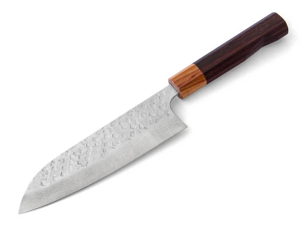 Damastmesser Santoku 165 Rose Ebony, 35 Lagen 14 Damastmesser Santoku 165 Rose Ebony, 35 Lagen – Bild 12