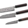 Damastmesser Set Santoku II