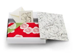 Geschenkset Chiyogami Mit Furoshiki Hana, Doppelseitig -Japanisches Geschirr Store geschenkset chiyogami mit furoshiki hana doppelseitig 1