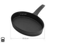 Gusseisenpfanne Kamasada, Oval 8 Gusseisenpfanne Kamasada, Oval – Bild 6