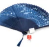 Handfächer Aino-cho, Blau
