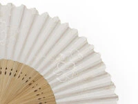 Handfächer Eien, Beige 5 Handfächer Eien, Beige – Bild 3