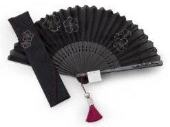 Handfächer Eien, Schwarz -Japanisches Geschirr Store handfaecher eien schwarz 1