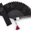 Handfächer Eien, Schwarz 2 Handfächer Eien, Schwarz -Japanisches Geschirr Store handfaecher eien schwarz