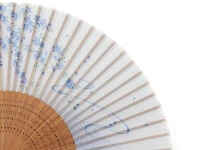 Handfächer Kiyomi, Blau 6 Handfächer Kiyomi, Blau – Bild 4