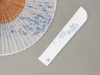 Handfächer Kiyomi, Blau 8 Handfächer Kiyomi, Blau – Bild 6