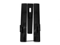 Handfächer Ständer, Holz Lackiert, Schwarz