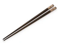 Japanische Essstäbchen MIKAGE, Ebenholz 5 Japanische Essstäbchen MIKAGE, Ebenholz – Bild 3