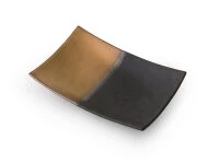 Japanische Servierplatte Sou, Schwarz-gold, 2 Größen