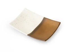 Japanische Servierplatte Sou, Weiß-gold, 2 Größen -Japanisches Geschirr Store japanische servierplatte sou weiss gold 2 groessen 1