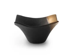 Japanische Soßenschale Sou, Schwarz-gold -Japanisches Geschirr Store japanische sossenschale sou schwarz gold 1