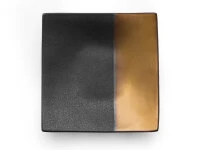 Japanischer Teller Sou, Schwarz-gold, 2 Größen 8 Japanischer Teller Sou, Schwarz-gold, 2 Größen – Bild 6