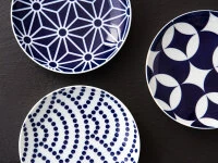 Japanischer Teller Tori Zara, Seikeiha, Ø 15 Cm 6 Japanischer Teller Tori Zara, Seikeiha, Ø 15 Cm – Bild 4