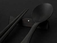 Japanisches Besteck-Set Yokina Asa, Ebenholz 6 Japanisches Besteck-Set Yokina Asa, Ebenholz – Bild 4