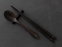 Japanisches Besteck-Set Yokina Asa, Ebenholz 7 Japanisches Besteck-Set Yokina Asa, Ebenholz – Bild 5