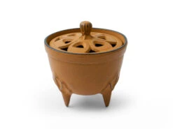 Japanisches Räuchergefäß Sakura, Gusseisen Orange -Japanisches Geschirr Store japanisches raeuchergefaess sakura gusseisen orange 1