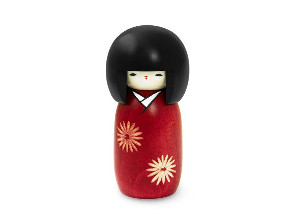 Kokeshi: Holzpuppe Nogiku 9 Kokeshi: Holzpuppe Nogiku – Bild 7