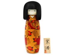 Kokeshi: Dekofigur Kantsubaki 15 Kokeshi: Dekofigur Kantsubaki -Japanisches Geschirr Store kokeshi dekofigur kantsubaki 1