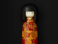Kokeshi: Dekofigur Kantsubaki 8 Kokeshi: Dekofigur Kantsubaki – Bild 6