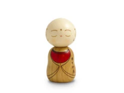 Kokeshi: Holzfigur Mönch 13 Kokeshi: Holzfigur Mönch -Japanisches Geschirr Store kokeshi holzfigur moench 1
