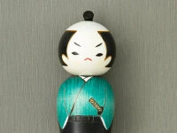 Kokeshi: Holzfigur Samurai 8 Kokeshi: Holzfigur Samurai – Bild 6