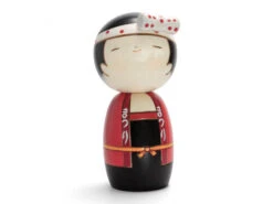 Kokeshi: Holzpuppe Wasshoi Girl -Japanisches Geschirr Store kokeshi holzpuppe wasshoi girl 1
