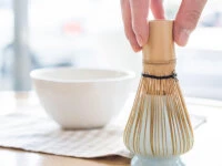 Matcha Besenständer, Kusenaoshi, Hellblau 6 Matcha Besenständer, Kusenaoshi, Hellblau – Bild 4