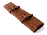 Messer-Tasche, Leder, Cognac 5 Messer-Tasche, Leder, Cognac – Bild 3