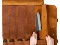 Messer-Tasche, Leder, Cognac 10 Messer-Tasche, Leder, Cognac – Bild 8