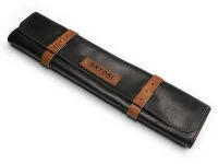 Messer-Tasche M, Leder Schwarz 5 Messer-Tasche M, Leder Schwarz – Bild 3