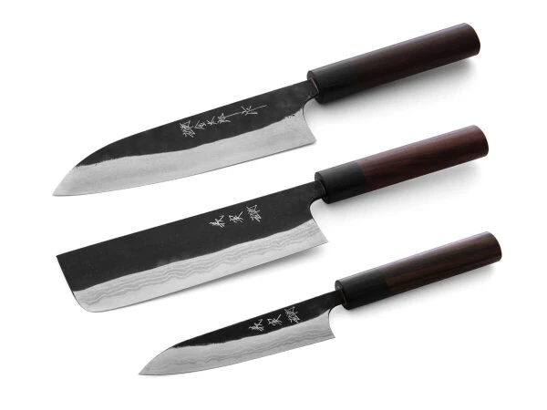 Messerset Damastmesser Nami Santoku II 14 Messerset Damastmesser Nami Santoku II – Bild 12