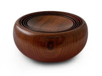 Japanisches Geschirr Store 16 Oryoki Schalenset Braun