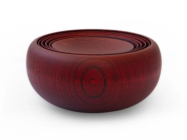 Oryoki Schalenset Rot 8 Oryoki Schalenset Rot – Bild 6