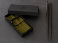 Premium Essstäbchen Tokusen Ebony, Teilbar 6 Premium Essstäbchen Tokusen Ebony, Teilbar – Bild 4