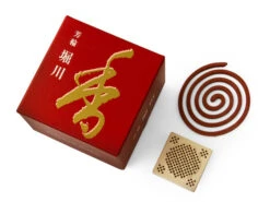 Räucher Spirale Horikawa, 10 Stck., Mit Halter -Japanisches Geschirr Store raeucher spirale horikawa 10 stck mit halter 1