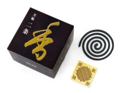 Räucher Spirale Nijo, 10 Stck., Mit Halter -Japanisches Geschirr Store raeucher spirale nijo 10 stck mit halter 1