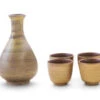 Sake Set Gold, 1 Karaffe, 4 Becher -Japanisches Geschirr Store sake set gold 1 karaffe 4 becher