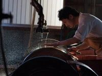 SPG2 Kuroshiage Tsuchime Gyuto 240mm, Wenge Handle 7 SPG2 Kuroshiage Tsuchime Gyuto 240mm, Wenge Handle – Bild 5