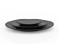 Steingut Teller Infinity Oval, 3 GröĂen