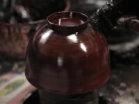 Suppenschale, Reisschale Koma, Urushi Schwarz 6 Suppenschale, Reisschale Koma, Urushi Schwarz – Bild 4