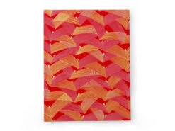 Japanbuch Tokyo Memo, Chiyogami Saitenspiel Auf Rot, 17 X 22 Cm -Japanisches Geschirr Store tagebuch notizbuch japanisches chiyogami rot rivoli 1