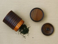 Teedose Urushi Nuri, Holz, Braun 10 Teedose Urushi Nuri, Holz, Braun – Bild 8