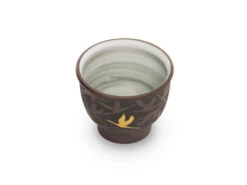 Teeschale Kintsuru Mitsukoshi, Banko Yaki, 60 Ml -Japanisches Geschirr Store teeschale kintsuru mitsukoshi banko yaki 60 ml 1